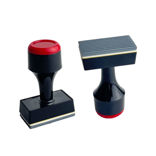 DIY Stamp Handle | Rectangular Rubber Stamp Base for Letter Sets