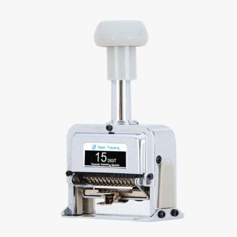 Automatic Numbering Stamp, Self Inking, 12-Digits - Efficient and precise automatic numbering stamp for easy document organization.