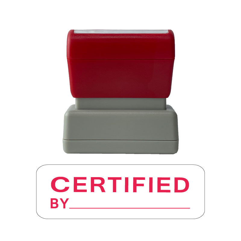 Ready to Use Office Stationary Stamp - Certified By