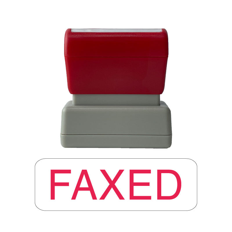 Ready to Use Office Stationary Stamp - Faxed