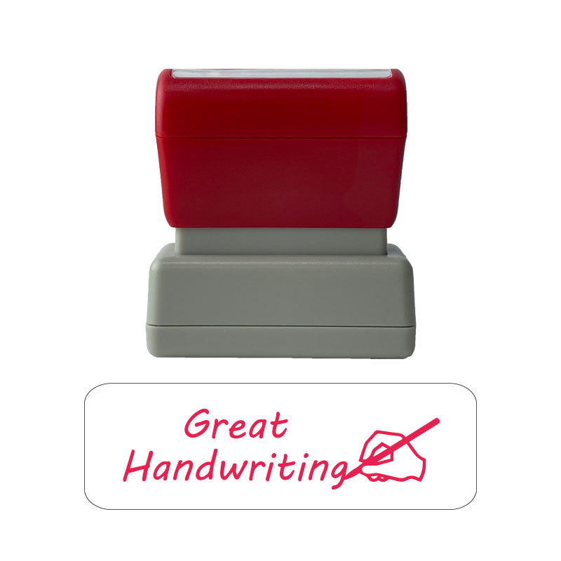 Ready to Use Office Stationary Stamp - Great Handwriting