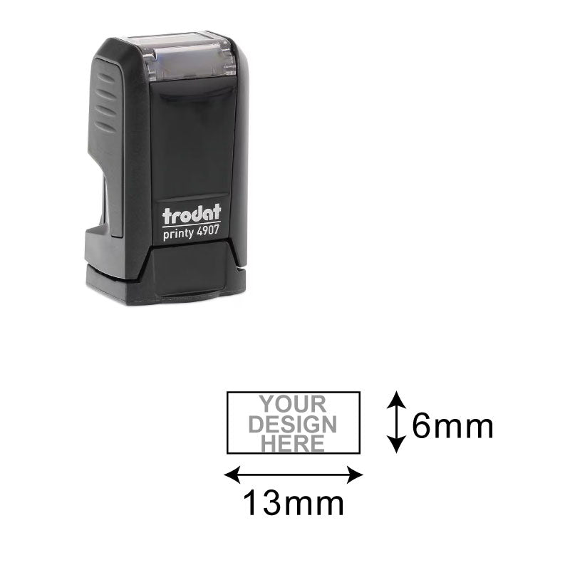 Trodat printer 4907 with dimensions labeled