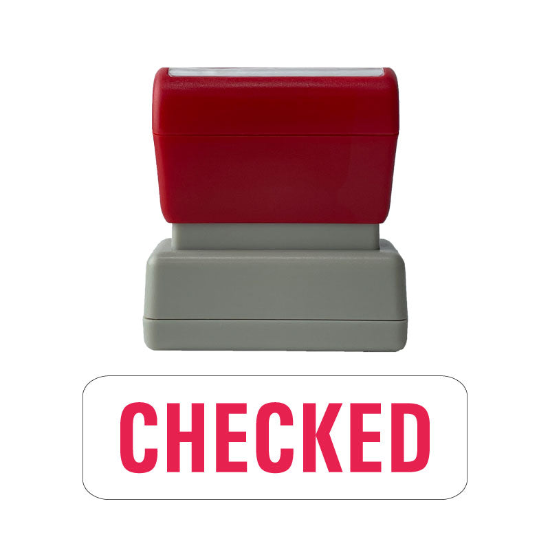 Checking Stamp Ready to Use Office Stationary Stamp - Checked | InkStamp.NET ...