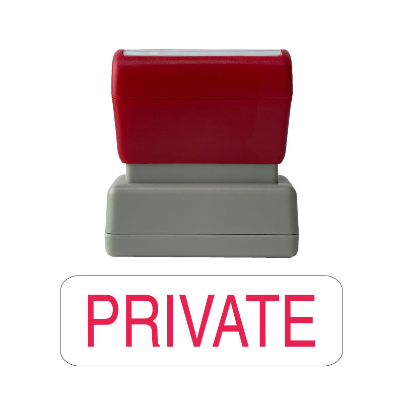 Ready to Use Office Stationary Stamp - Private | InkStamp.NET ...