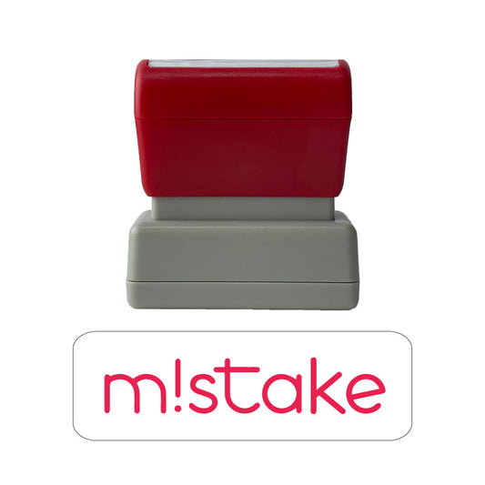 Ready to Use Office Stationary Stamp - Mistake